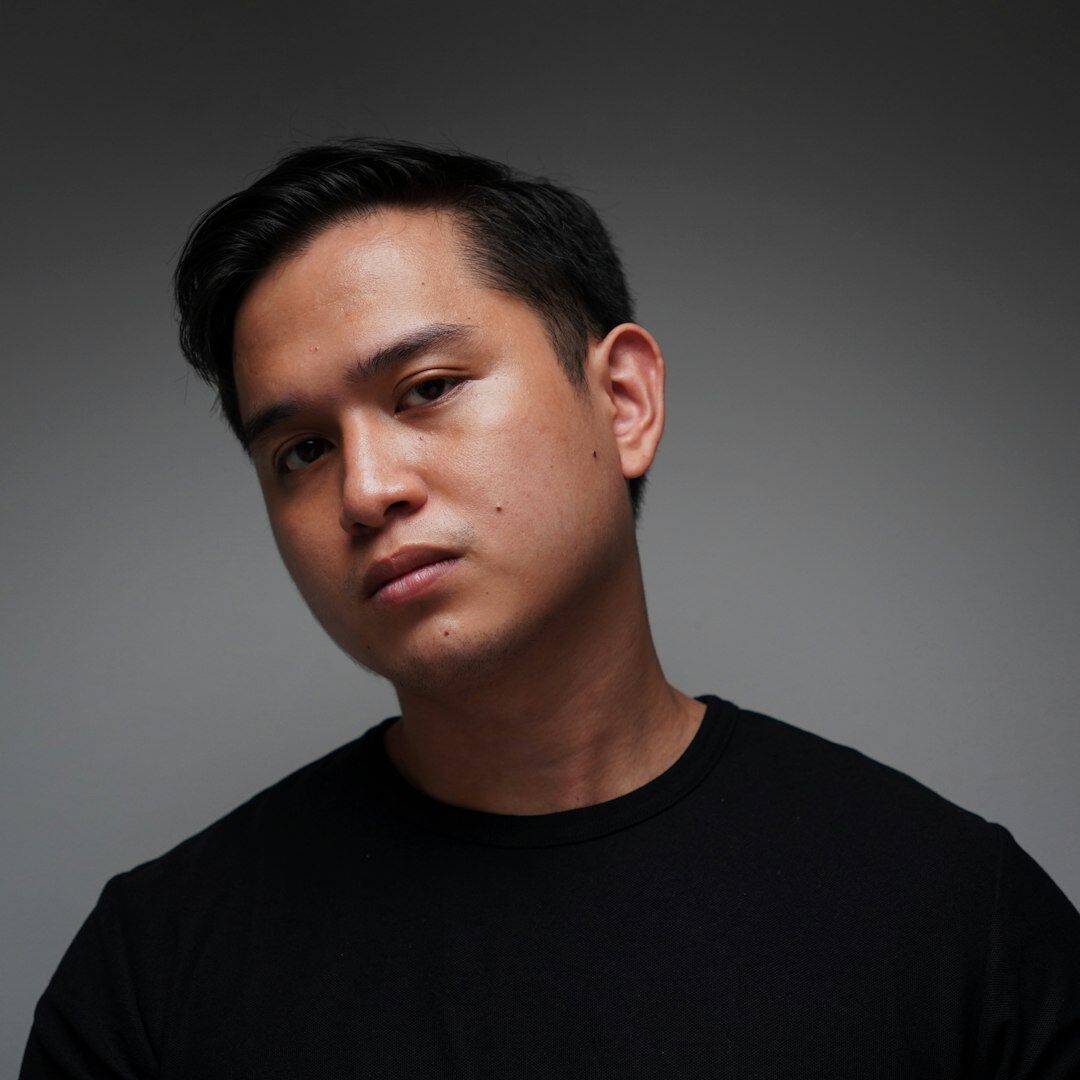 Studio portrait of a professional man broadcast editor